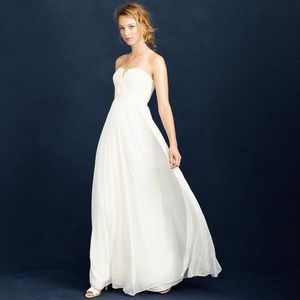 J Crew Nadia wedding dress, size 14
